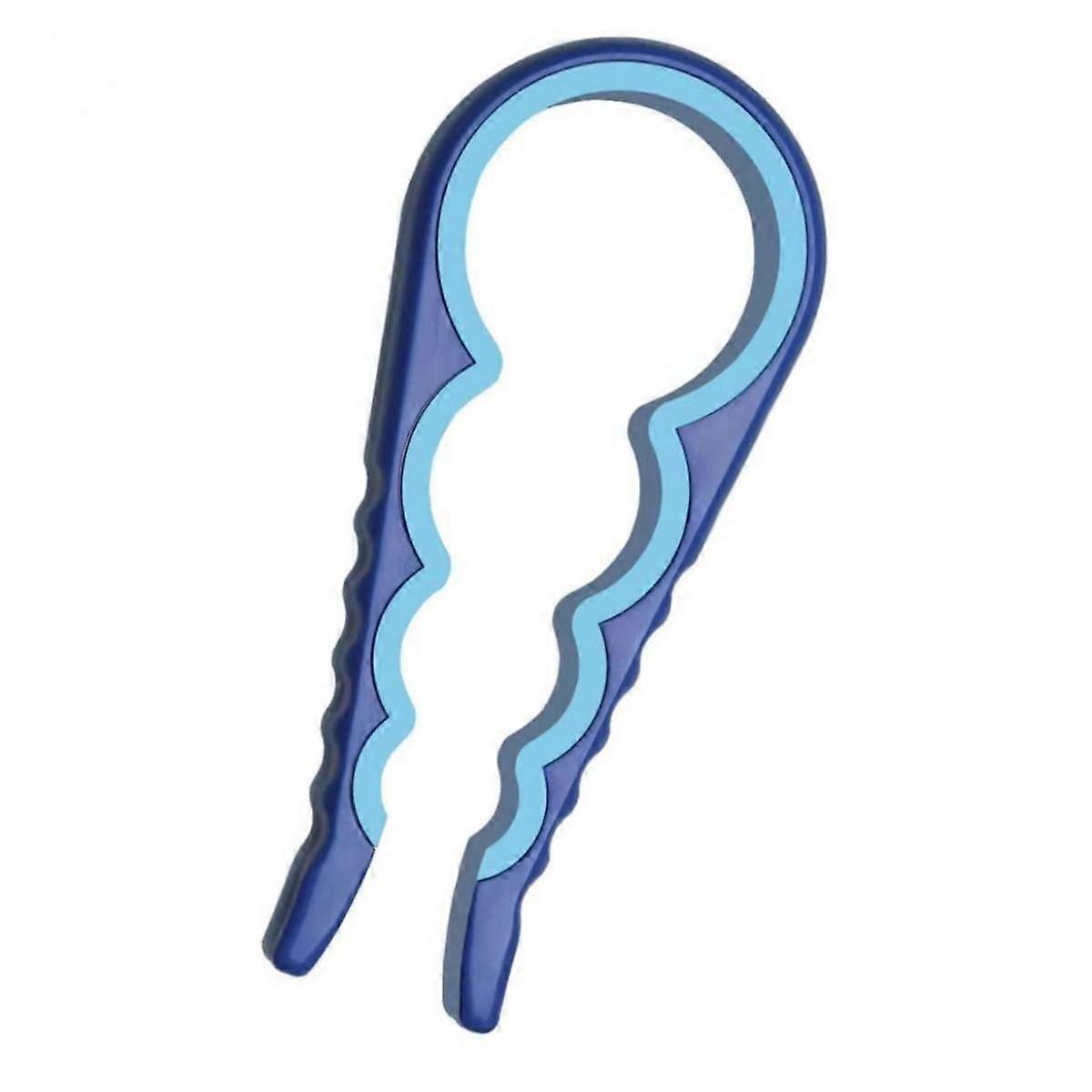 Jar Opener Bottle Opener and Can Opener for Weak hands, Seniors with Arthritis and Anyone with Low Strength, Jar Opener Get Lids Off Easily (Blue and 