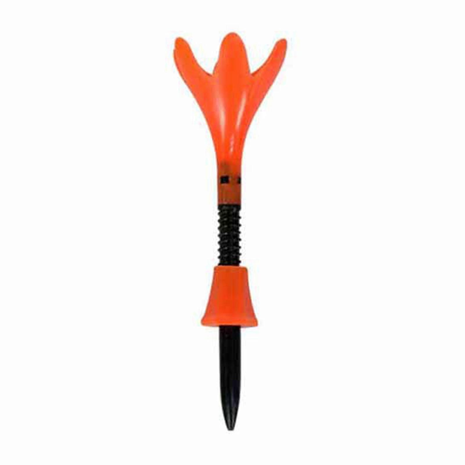 Adjustable Plastic Golf Tee Petal Rotation Limit Ball Spike for Clubs