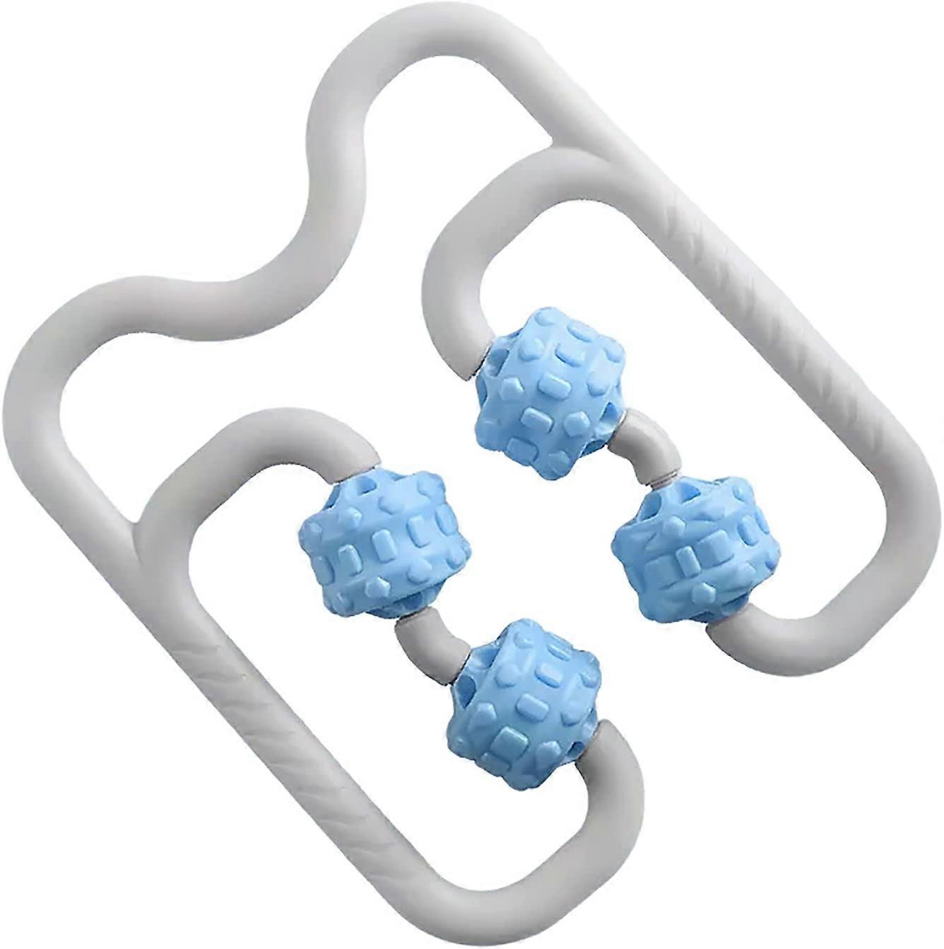 360 3D Foam Massage Roller, Manual, Blue