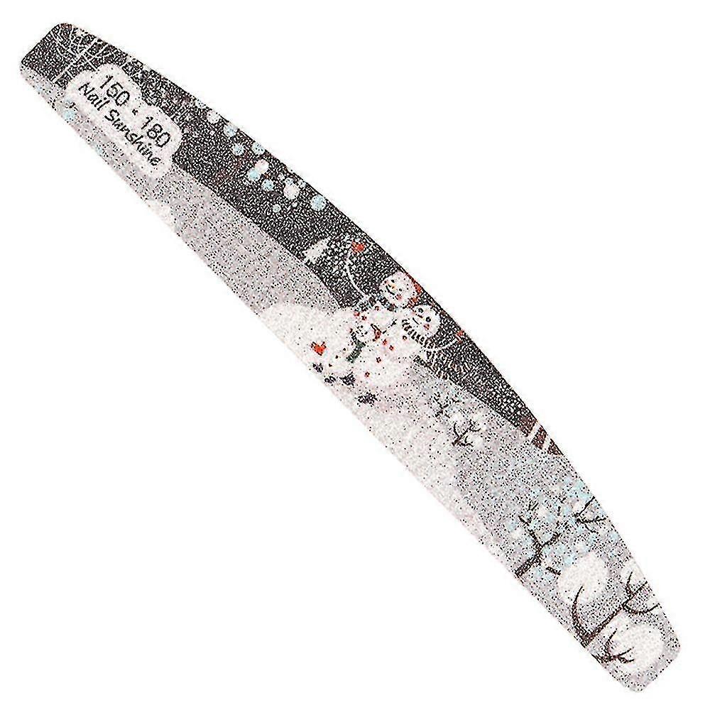 Christmas Themed Gritty Nail File,emery Board,professional Nail Tools