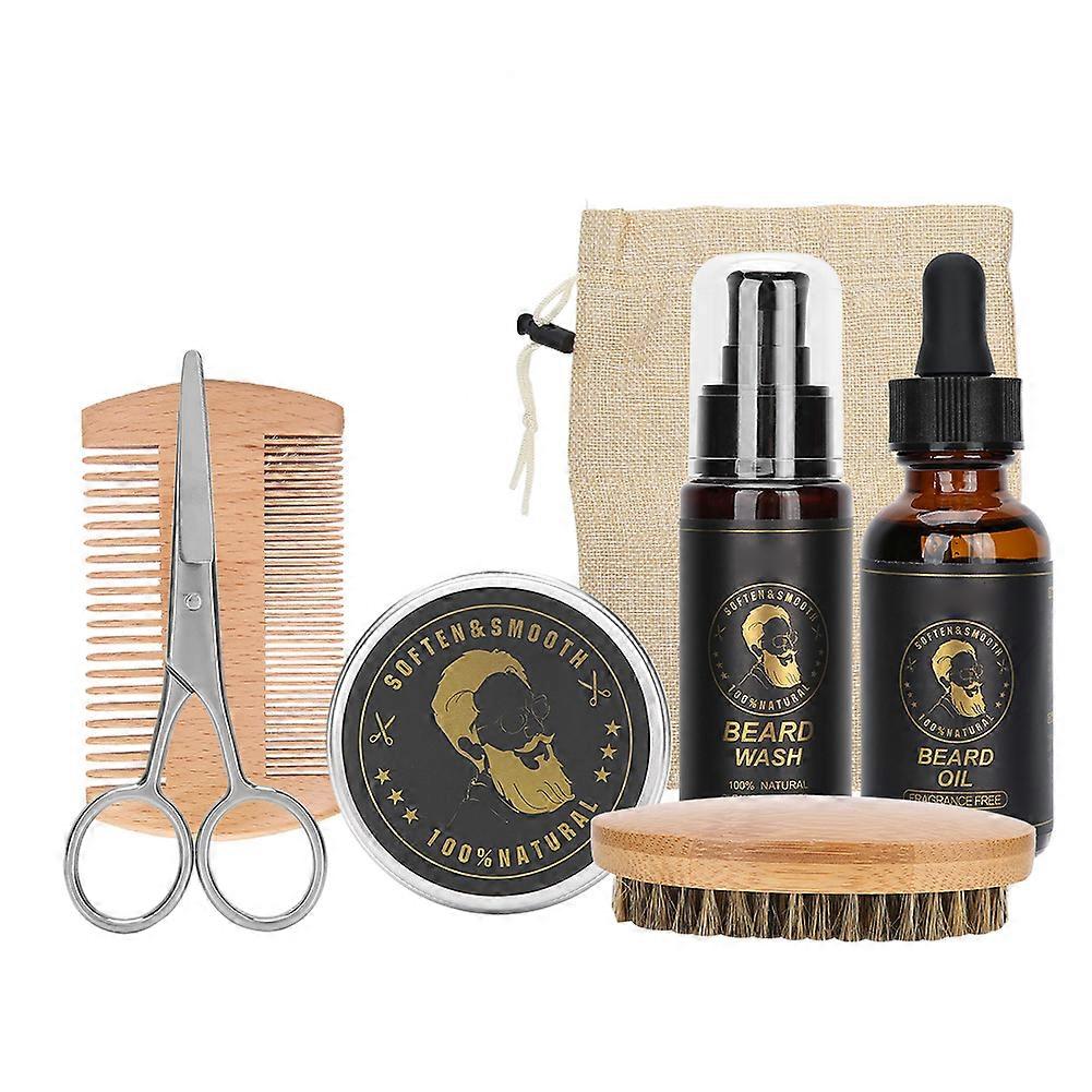 ZPM 30ml Beard Oil 60ml Beard Cleaning Liquid 60g Beard Cream Beard Care Set
