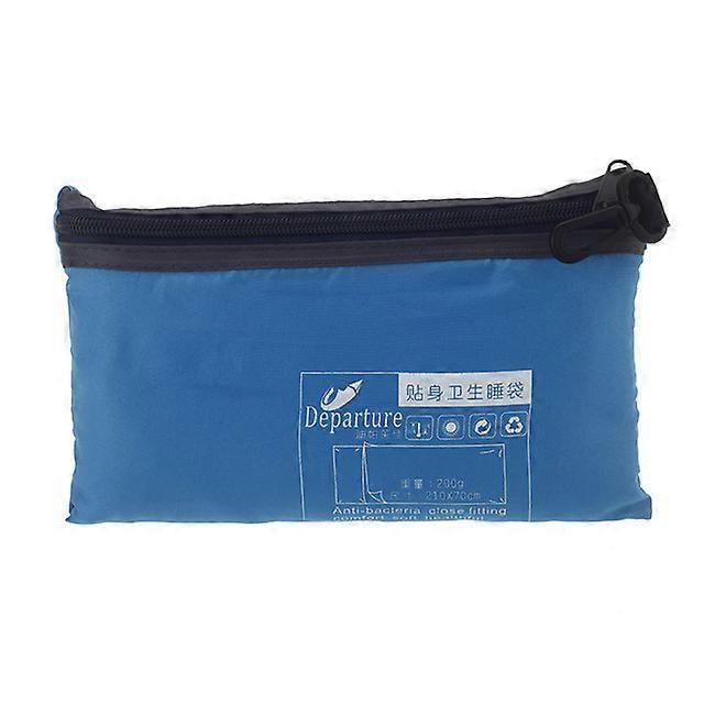 Ultralätt utomhus sovsäck liner polyester pongee bärbara enstaka sovsäckar camping resa hälsosam utomhus sovsäck