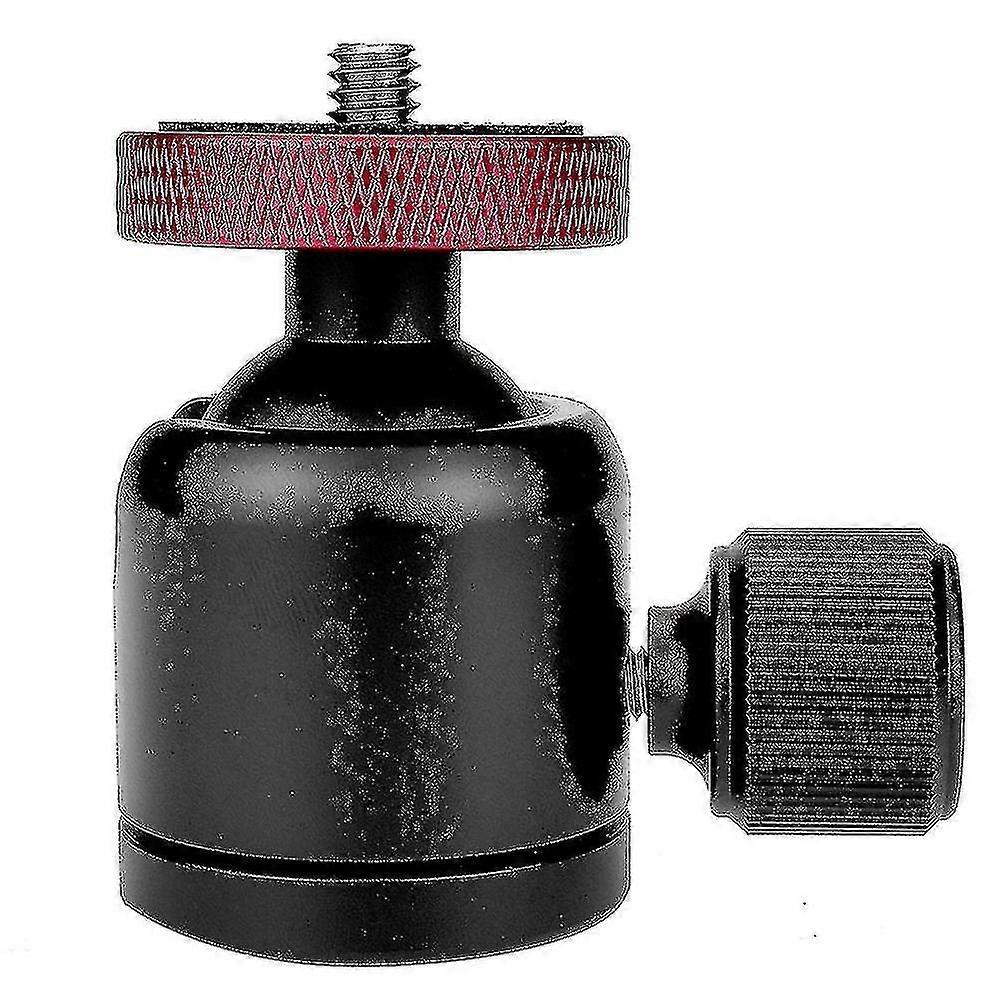 360 cabeça esférica superior 1/4 polegadas porta inferior 3/8 polegadas porta fotografia mini cabeça de esfera para