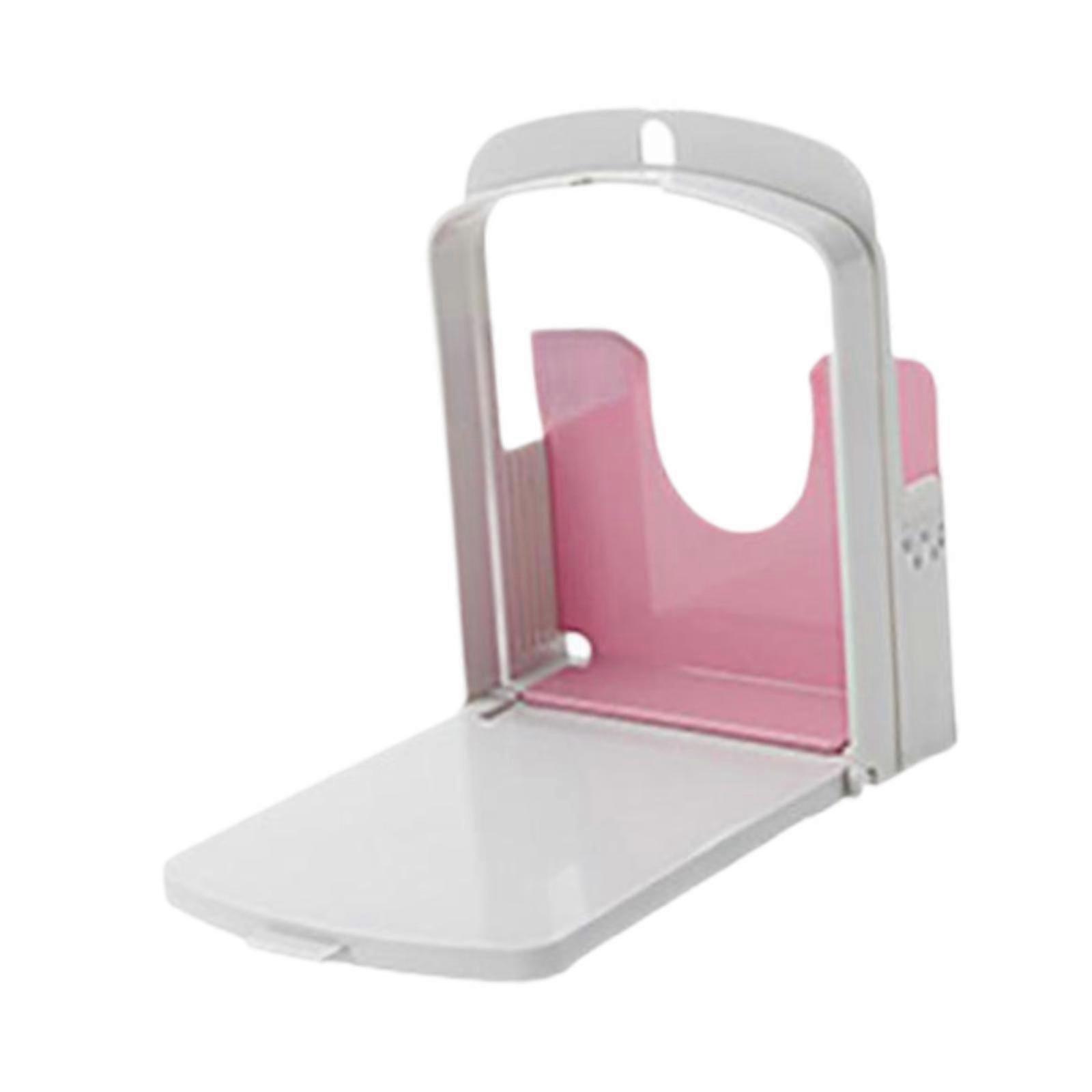 Bread Cutter Cutting Guide Sandwich Cutter for Baking Accessory Bagels Cakes Pink