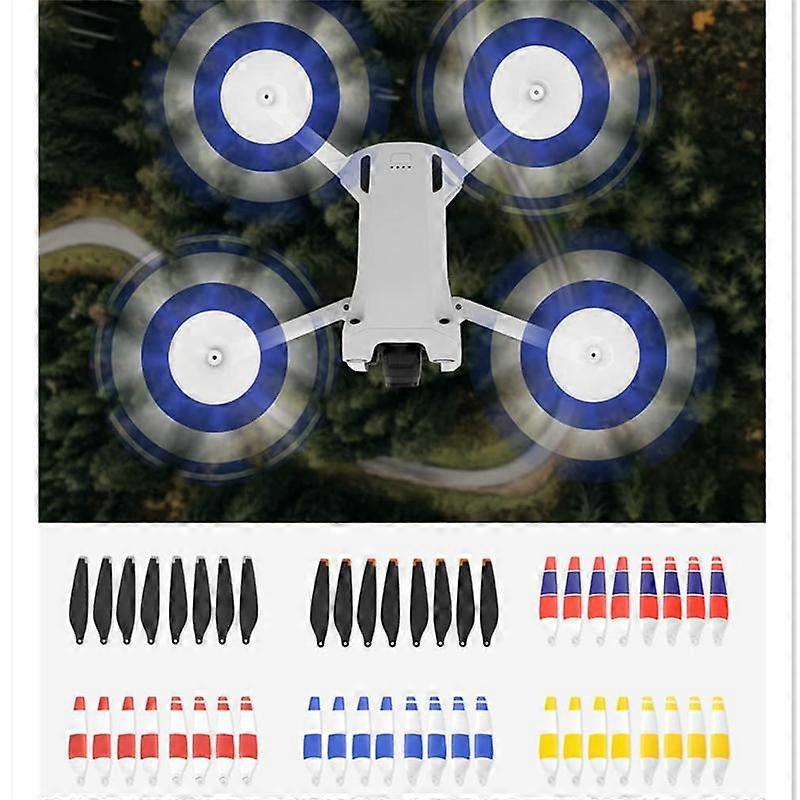 For Mini 3 Propellers Compatible with Mini 3 Pro Drone Replacement Low-Noise Quick-Release Blades Accessories,C