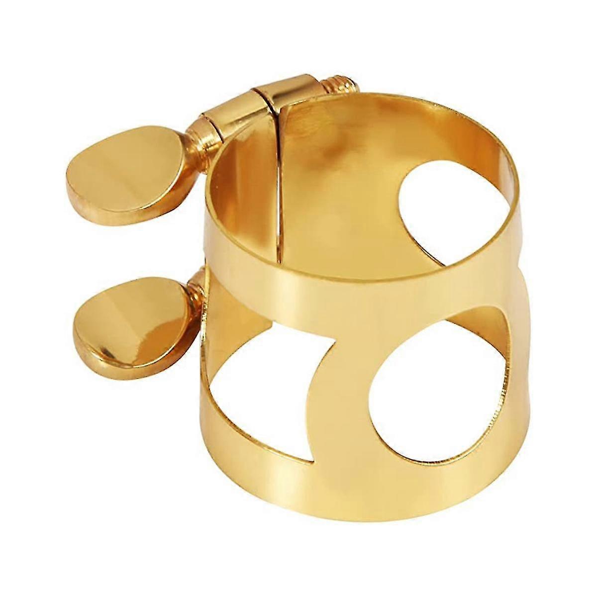 Saksofon Ligation, saksofon ligation metall saksofon munnstykke beslag (gull)