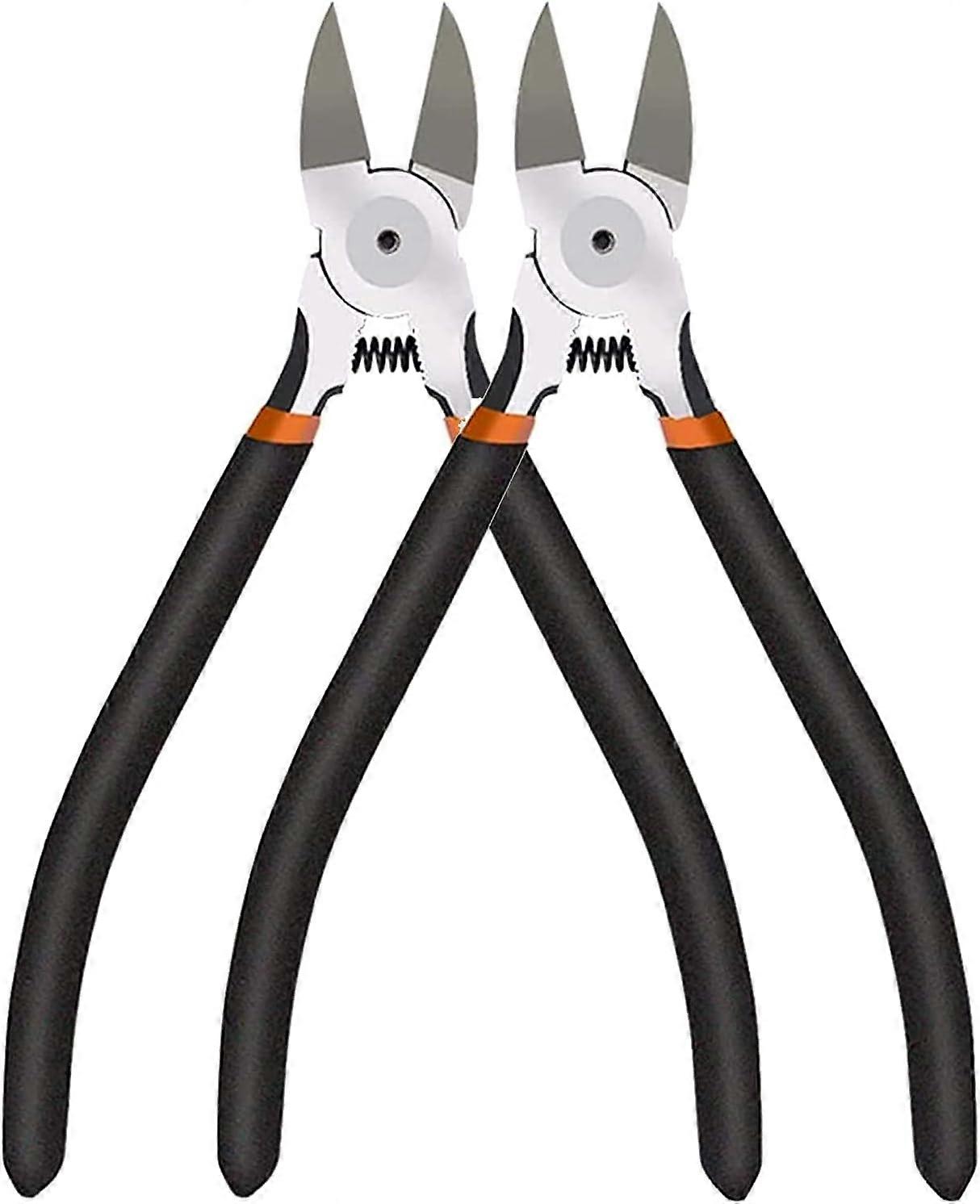 Precision Wire Cutter, 6 Inch Wire Flush Cutters Ultra Sharp Side Cutter Clippers with Longer Flush Cutting Edge, Ideal Wire Snips for Crafting