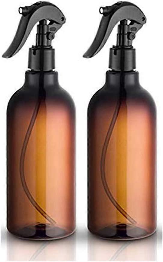 2 pieces 500ml empty plastic spray bottles refillable