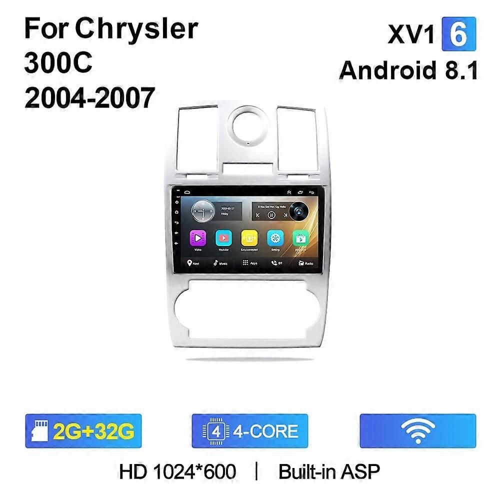 XIMA XV6 Pro 8 Core  2 Din Android 10 Autoradio Caplay Car Radio Multimedia Player For Chrysler Aspen 300C 2004-2008 Stereo gps