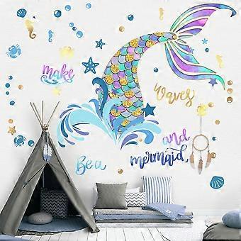 Fairy Castle Wandtattoo – Abnehmbarer Vinyl-Aufkleber Mit Spruch, Ca. 96x30 Cm – Für Kinderzimmer & Wohnzimmer