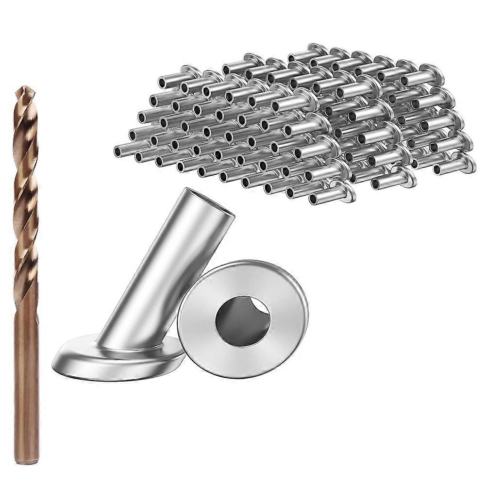 40 Pack Angle Beveled Protector Sleeves, Wood Post Protector Stair Cable Railing 1/8, 30 Degree