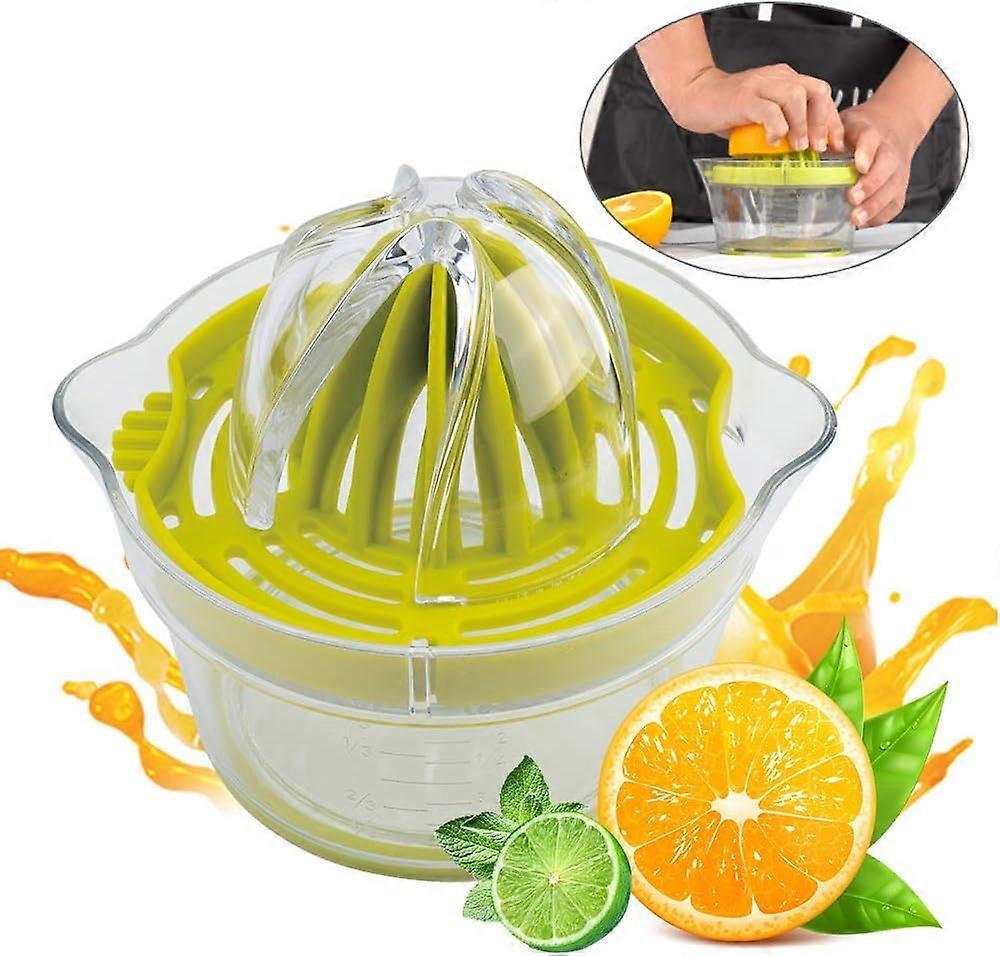 Citrus Press Manual Lemon Press Hand Press Juicer - Professional Fruit Press with 400ml Container