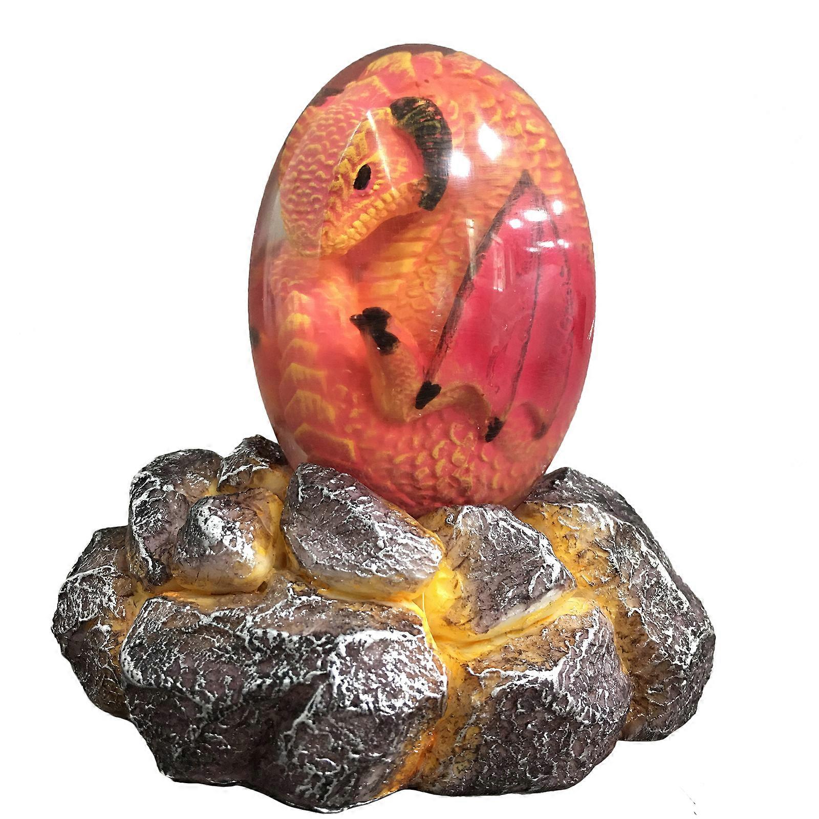 Home Decor Dinosaur Egg Lava Base resin luminous dinosaur egg decor