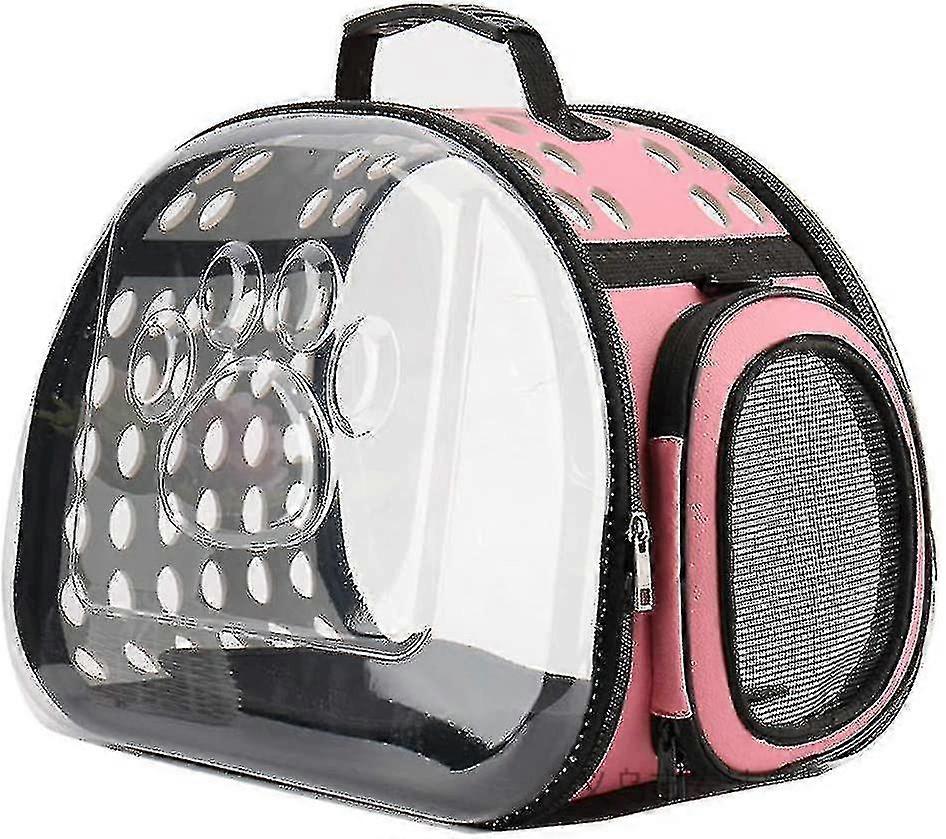 תיק נשיאה לכלב חתול וחיות מחמד אחרות תיק נשימה קל משקל עם רצועת כתף עבור תיק נייד נייד לחיות מחמד נושאות סלסלות למטוס T