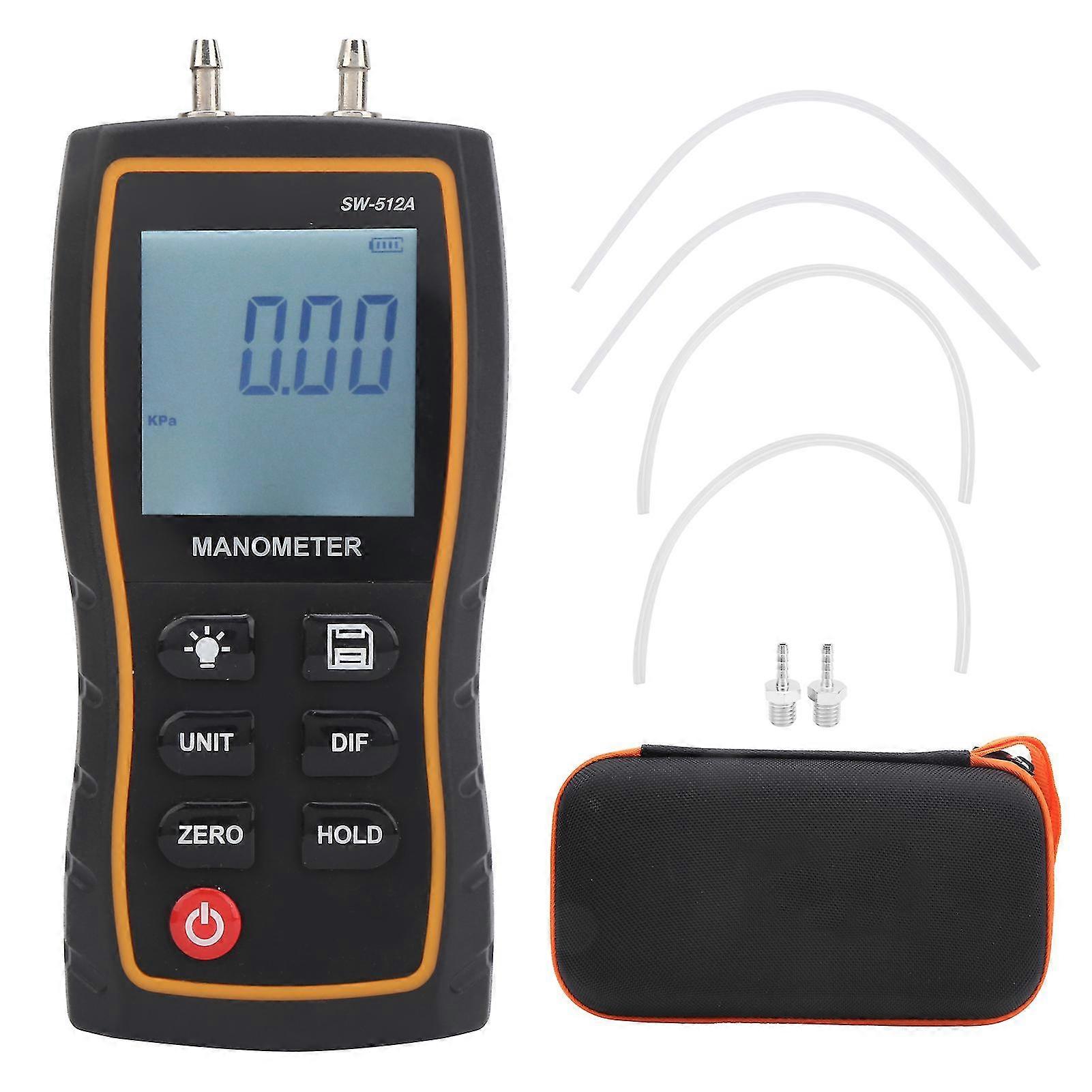 Manometro portatile HVAC digitale per manometro SW512A