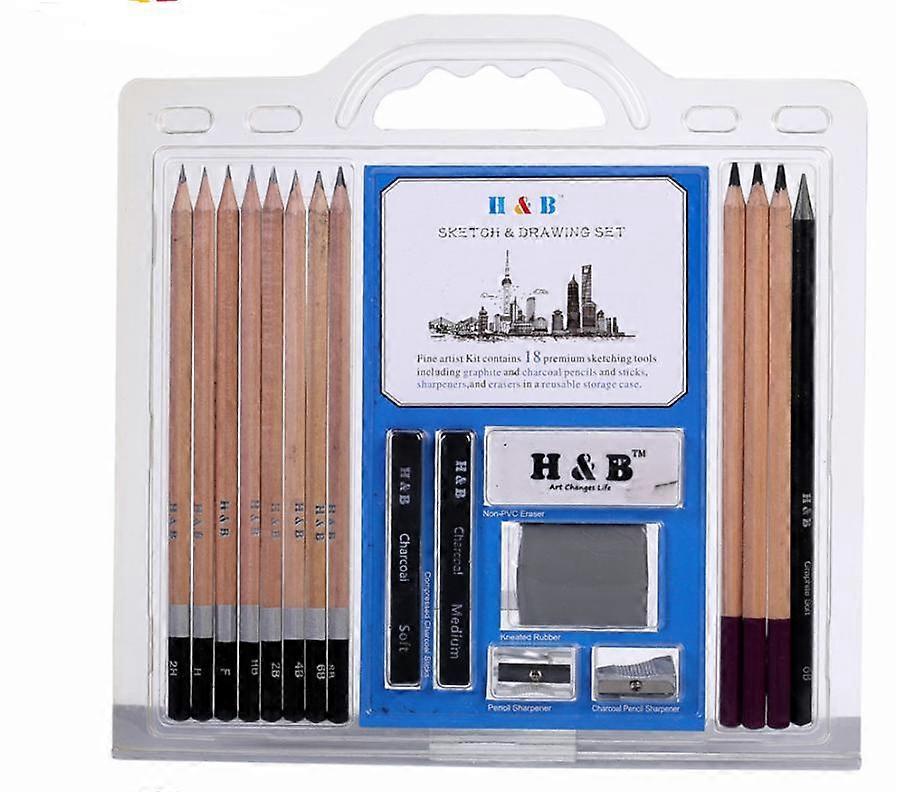 Drawing Sketching Kit Pencils Set 18PCS