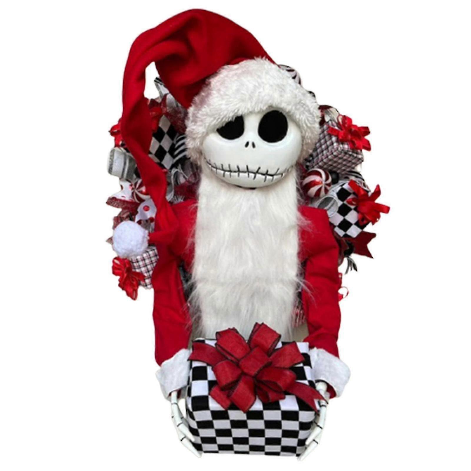 Jack Skellington Nightmare Bee Christmas Front Door Hanging