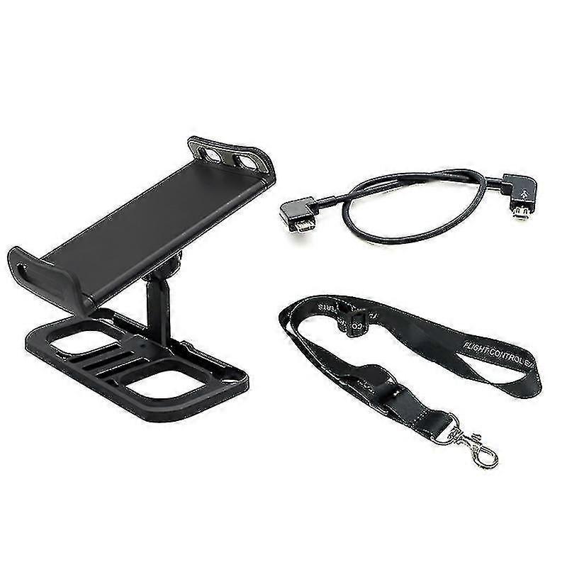 Foldable Expansion Bracket Adjustable Tablet Stand Phone Holder With Lanyard Compatible With Mavic 2/mini Se/pro/spark
