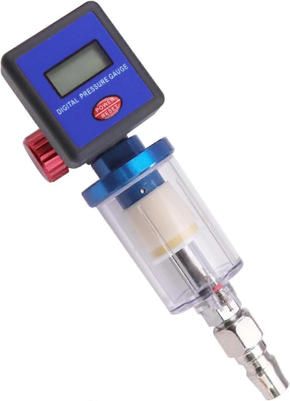 Air Compressor - Tester with Pressure Gauge - Suitable for Spray Guns - 1/4" Thread - Oil and Water Separator