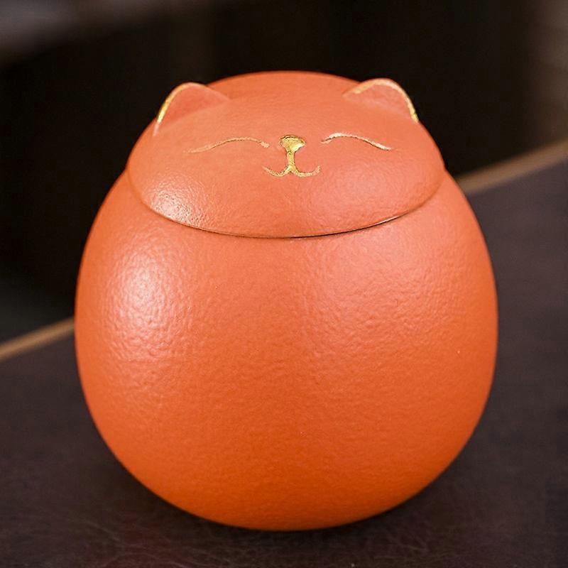 Cat Urn for Cat Ashes Keepsake Pet Urns Cats Black Cat Urn, Cat Urns for Ashes Cat ShapedCat urnDog urn Urn for Pet red 8.5x8.7cm