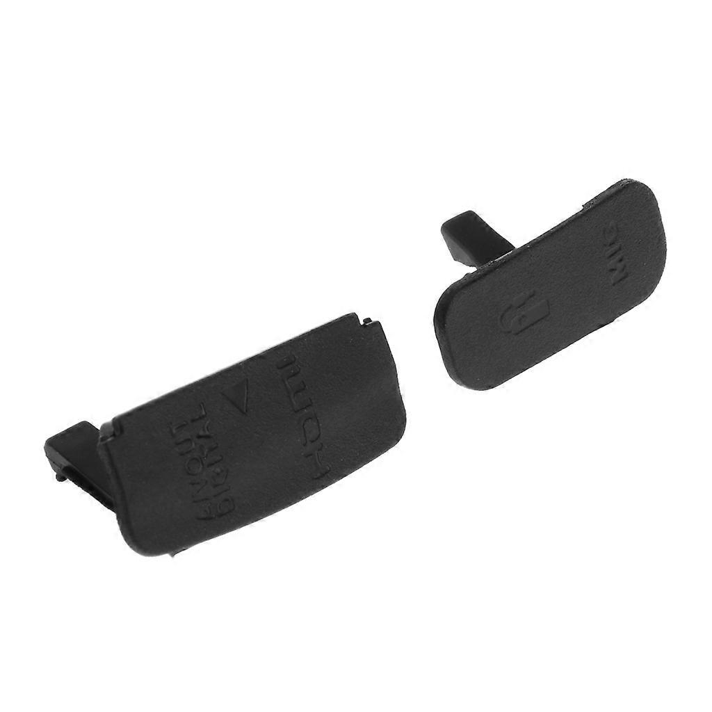 Διεπαφή USB AV OUT HDMI-συμβατό MIC λαστιχένιο κάλυμμα πορτών για Canon 600D