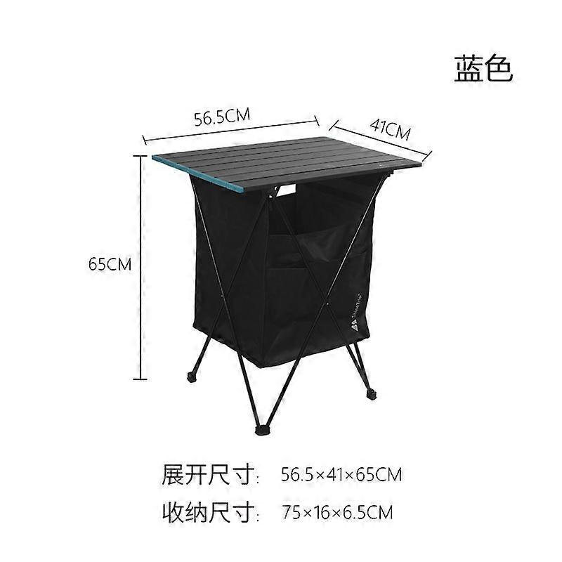Folding table in aluminum alloy for outdoor campsite, disposable roller table, portable picnic, group enhancement, folding storage table