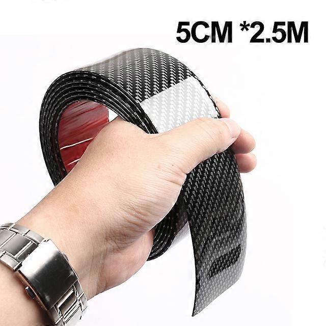 Carbon Fiber Car Anti Collision Strip DIY Car Door Sill Protector Whole Body Door Edge Protector Anti Scratch Sticker Strips