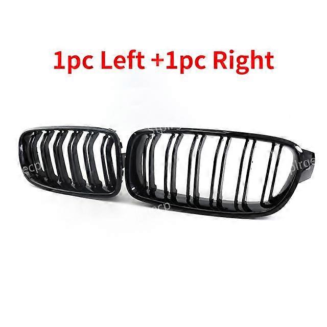 Front Grill Grilles Kidney Grill Replacement for BMW 3 series F30 F31 F35 2011-2019 Double Slat M4 Sport Style Bright Black