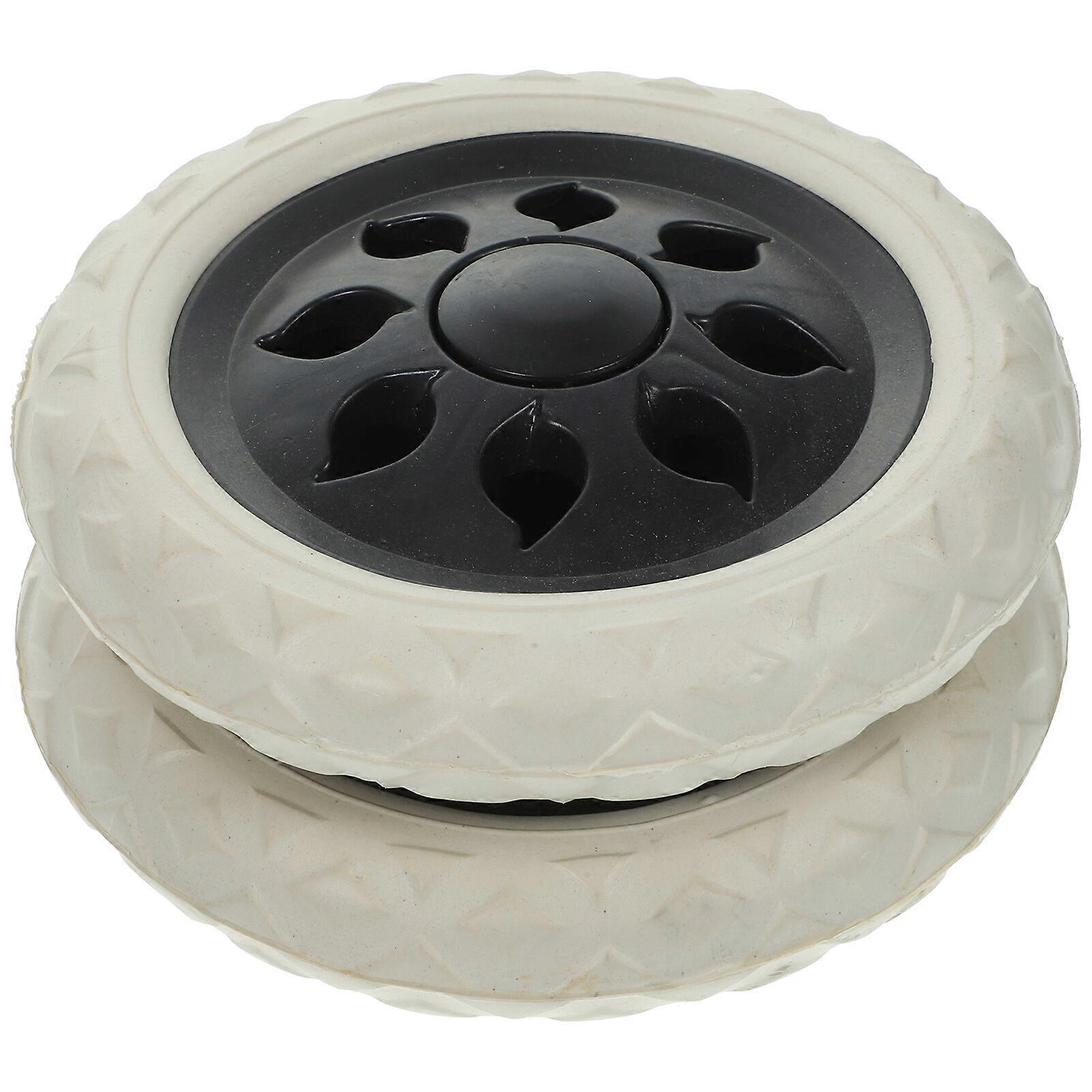 2pcs Heavy Duty Caster Wheels Shopping Cart Caster Trolley Wheels Replacements