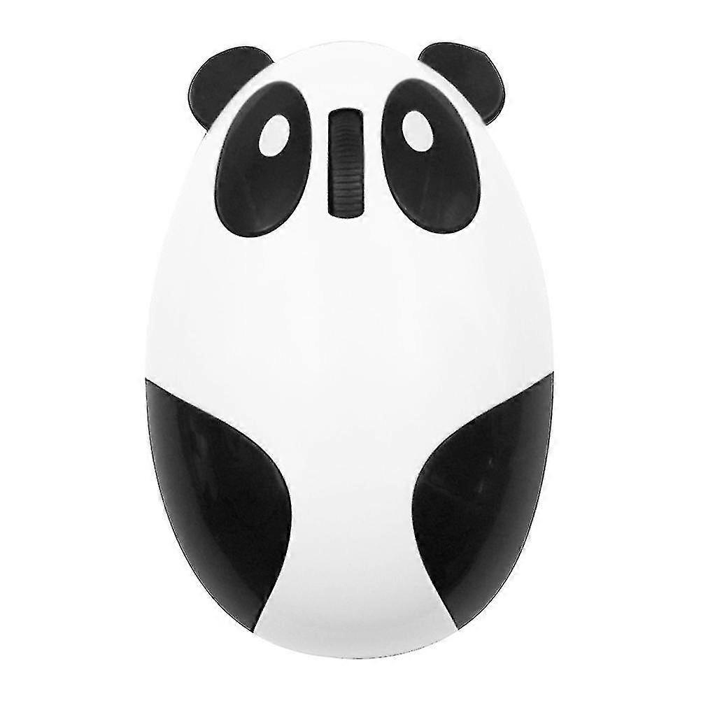 1pc Rechargeable Wireless Cartoon Panda Mouse For Pc Cursor Controlling (White)
