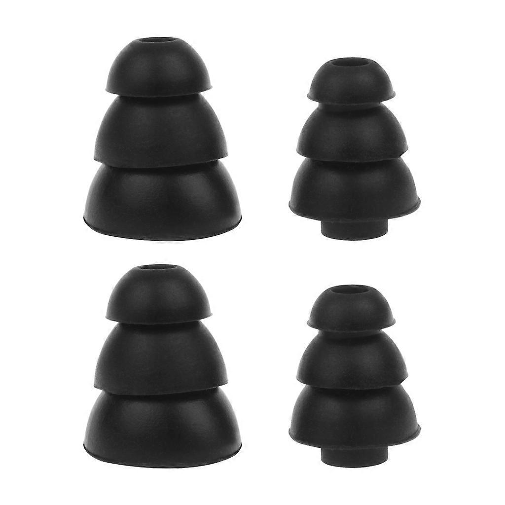 S/L Ear Tips Eartips Earbuds Tips Replacement for Shure E3C E3G E4C Headphones