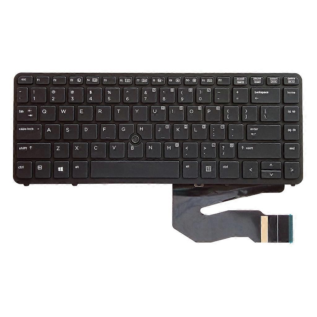 Φωτιζόμενο πληκτρολόγιο ΗΠΑ για φορητό υπολογιστή EliteBook 840 G1 G2 850 G1 G2 Μαύρο χρώμα ΗΠΑ