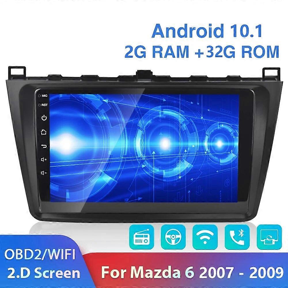 2 Din Android 10.0 Car Radio HD 2.5D Screen GPS WIFI Auto Radio Car Multimedia Player 9'' Auto Audio For Mazda 6 2007-2009