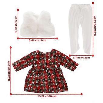 Baby Dolls Clothes Outfits Casual Wear  Doll Clothes For  Doll Clothes Set  Decoration 18 Inch Doll Decorative Clothing Fabric