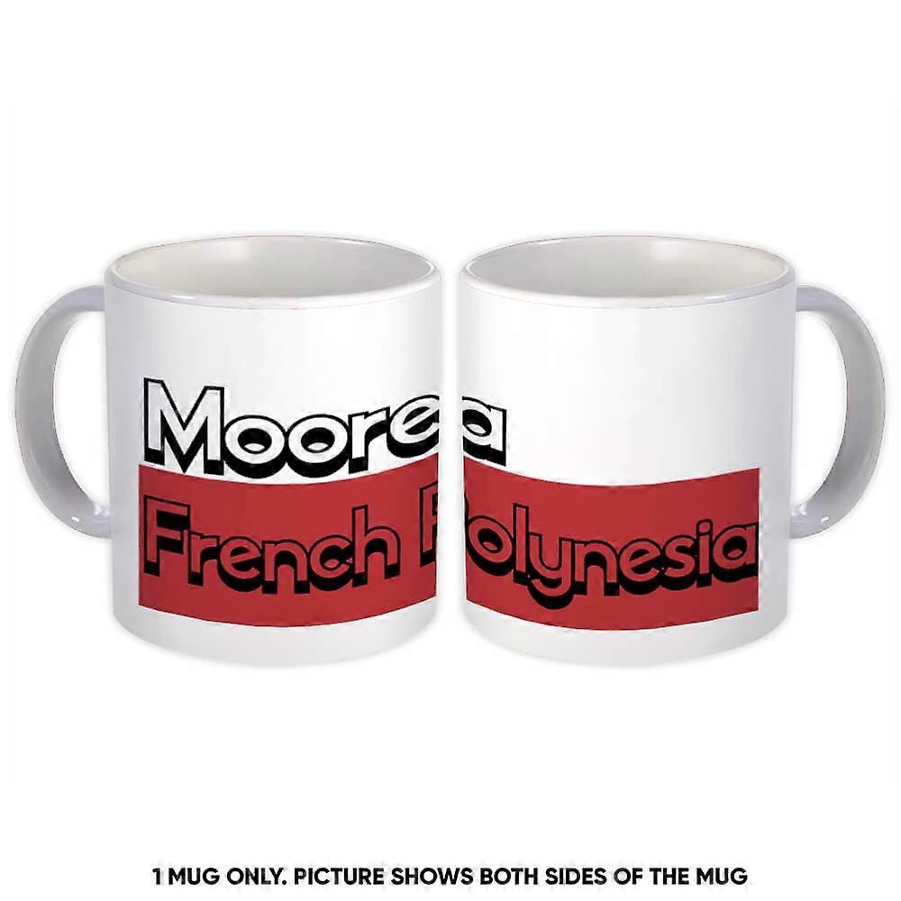 Gift Mug: Moorea French Polynesia Rectangle