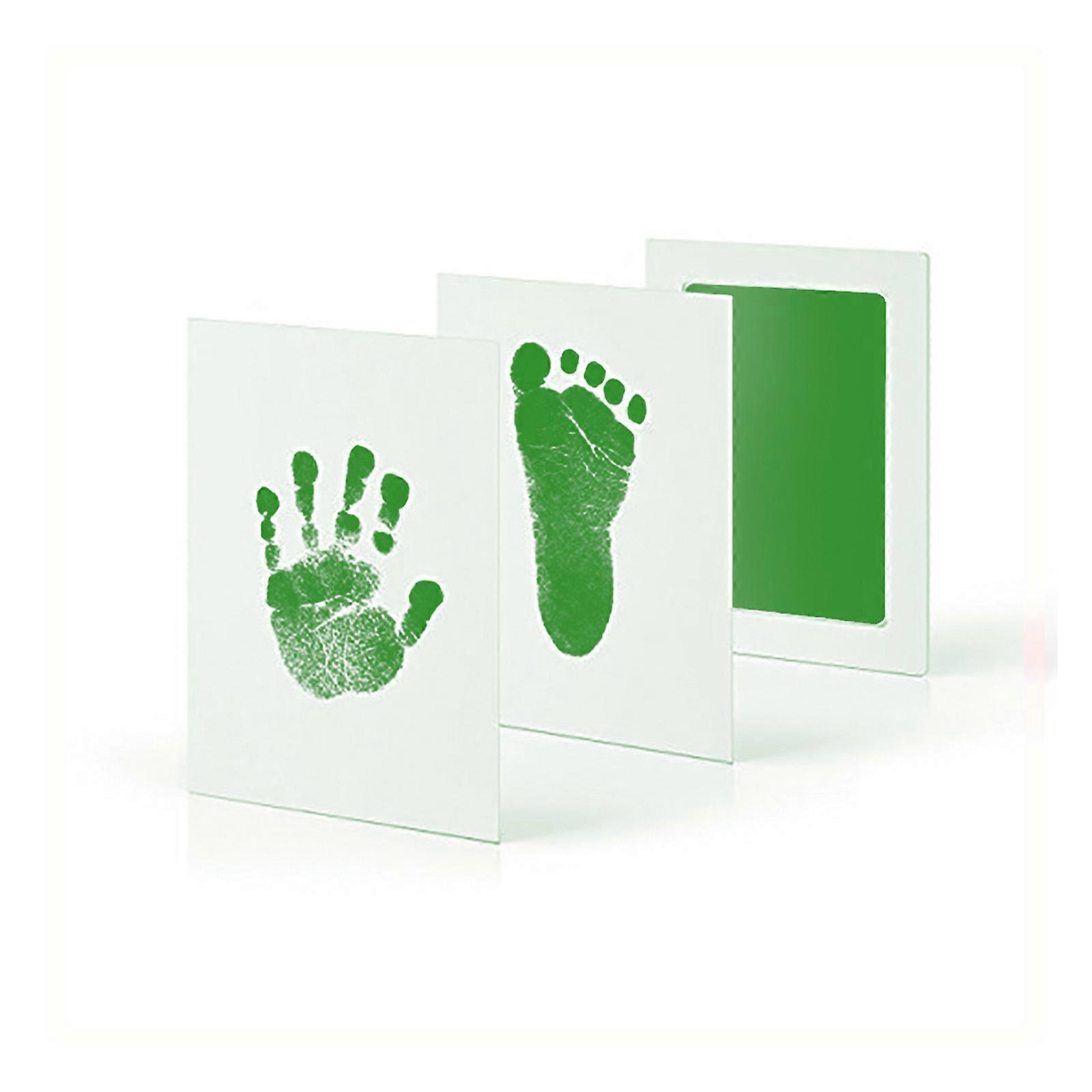 Large Clean Touch Ink Pads for Baby Footprint Handprint Kit, 3 Pcs