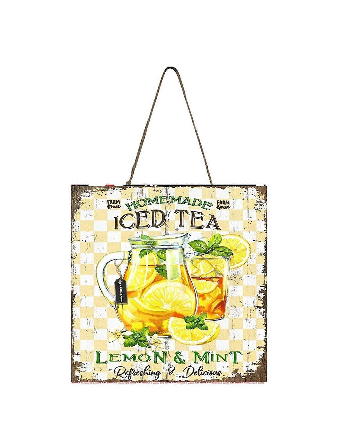 Παγωμένο Ξύλο Τσαγιού Mini Sign 5" x 5"