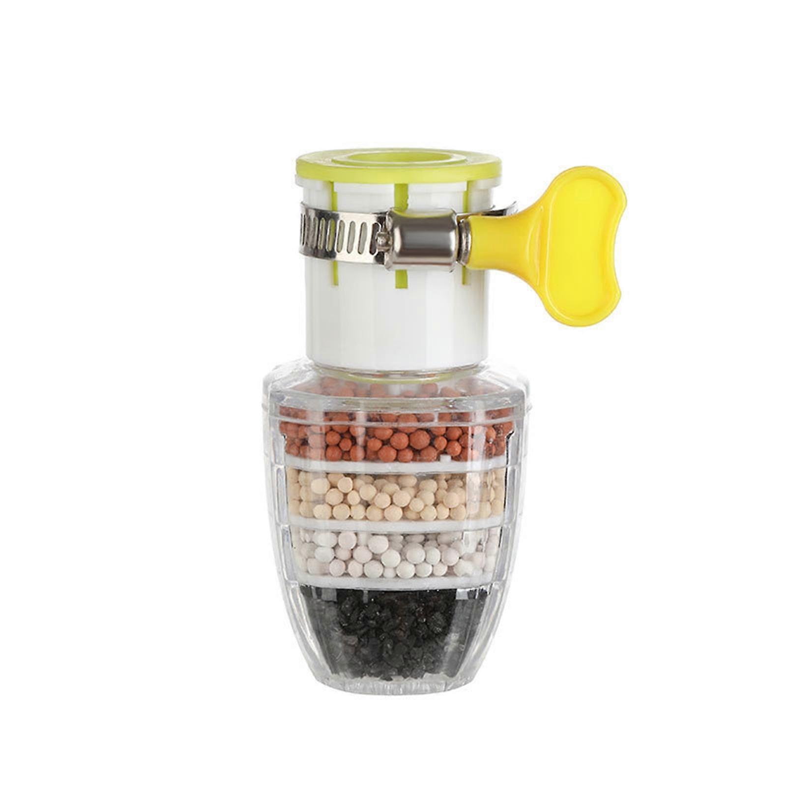 Faucet Filter Solid Construction Rust-proof PP Faucet Purifier 6 Layers Fine Filtering Gadget for Home