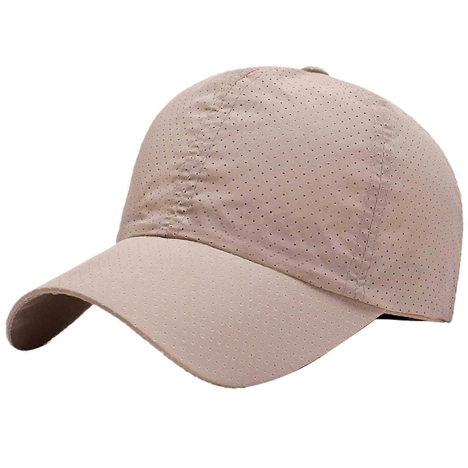 Baseball Cap Decorative Pure Color Soft Mesh Summer Cap for Outdoor Qinhai