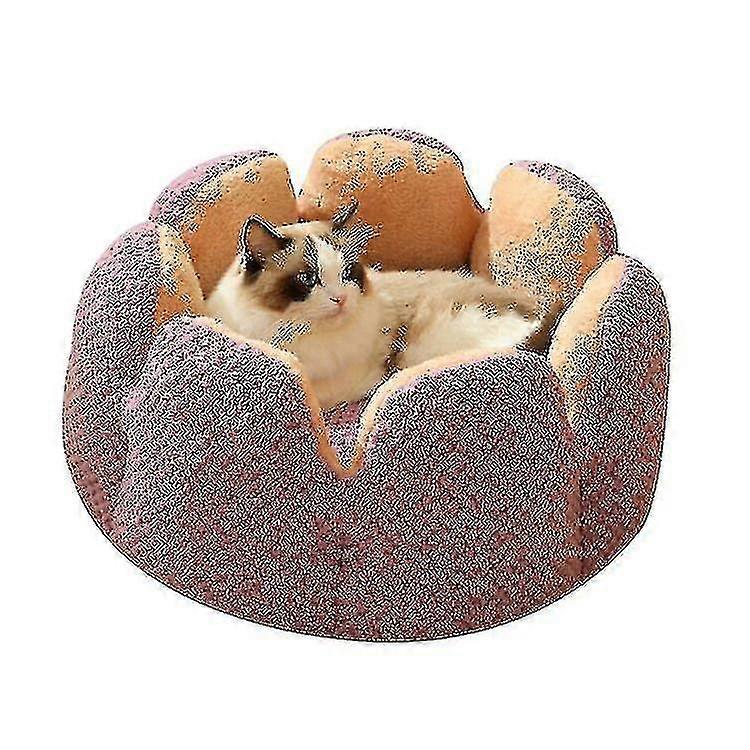 Pet Cactus Petal Nest Plush Thickening Cat Nest
