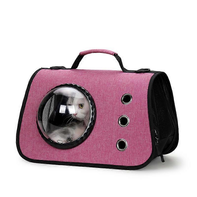 Foldable Single-Shoulder Cat Carrier Bag for Easy Traveling