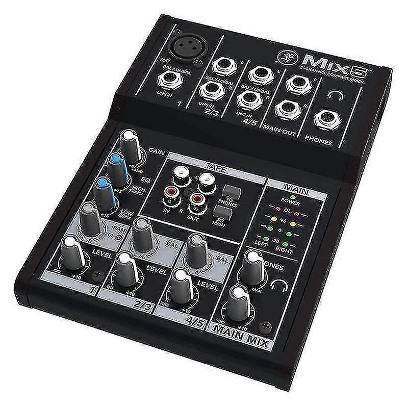 Naiwang Runningman Mix5 Portable 5-chl Mixer Mix Mixer Mi Preamp For Ng/broaast/sta Performance