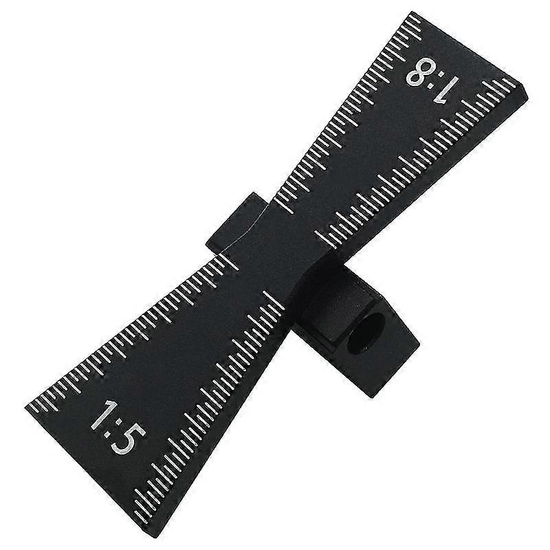 Dovetail Marker With Aluminum Scale, Hand Cut Joints And Dovetail Guide Size 1:5 And 1:8 For Woodworking