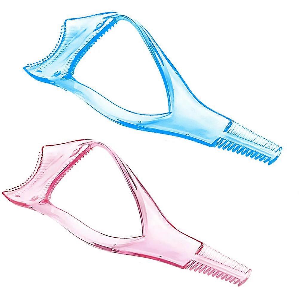 3 in 1 Mascara Shield Guide Guard Lash Curler Eyelash Curling Comb Makeup Tools