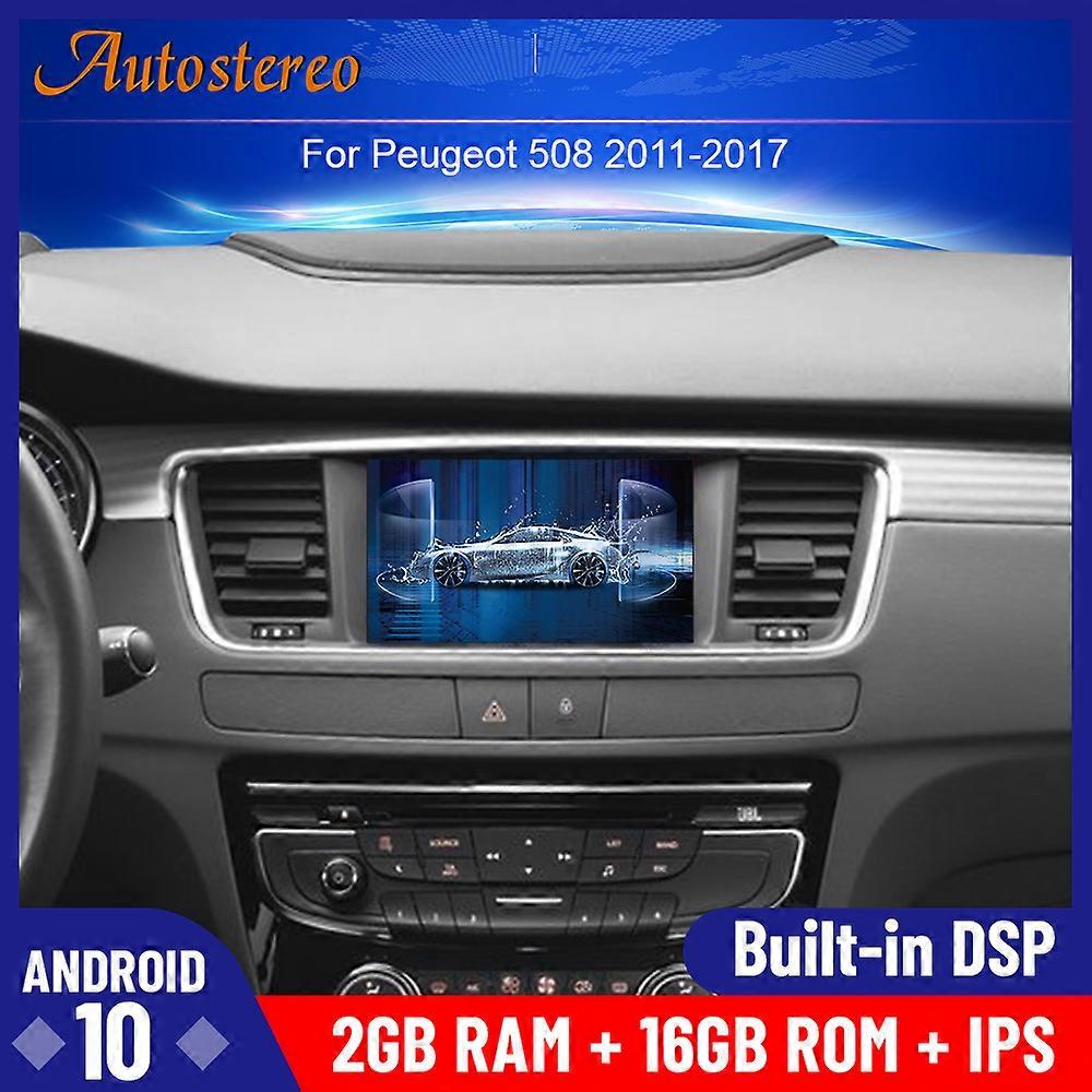 Android 13.0 Car DVD Player GPS Navigation Radio Stereo For PEUGEOT 508 2011 2012 2013-2017 Head Unit Auto Radio Multimedia