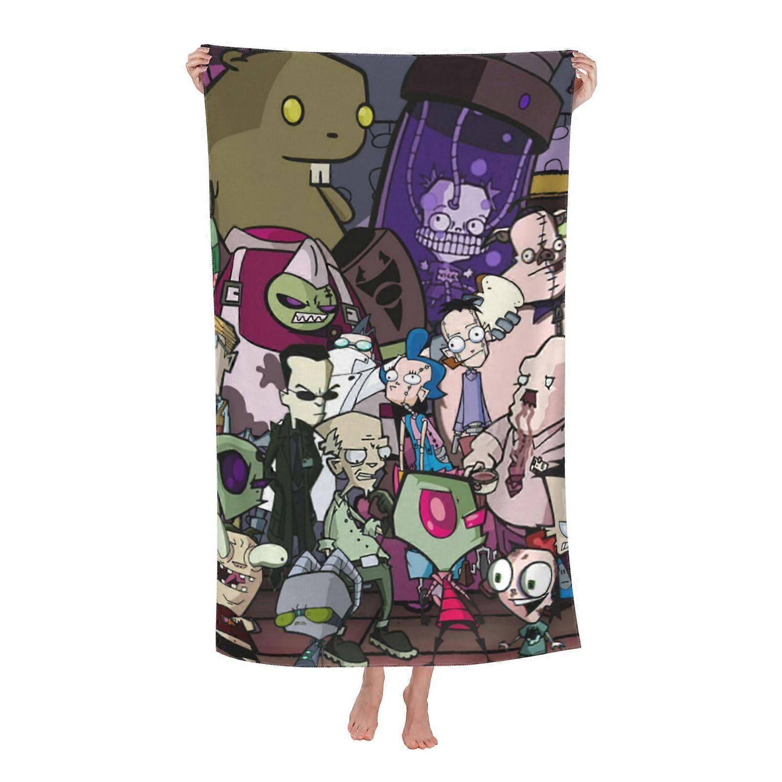 x40Invader Zim Adult Beach Towels Soft BathYJ40