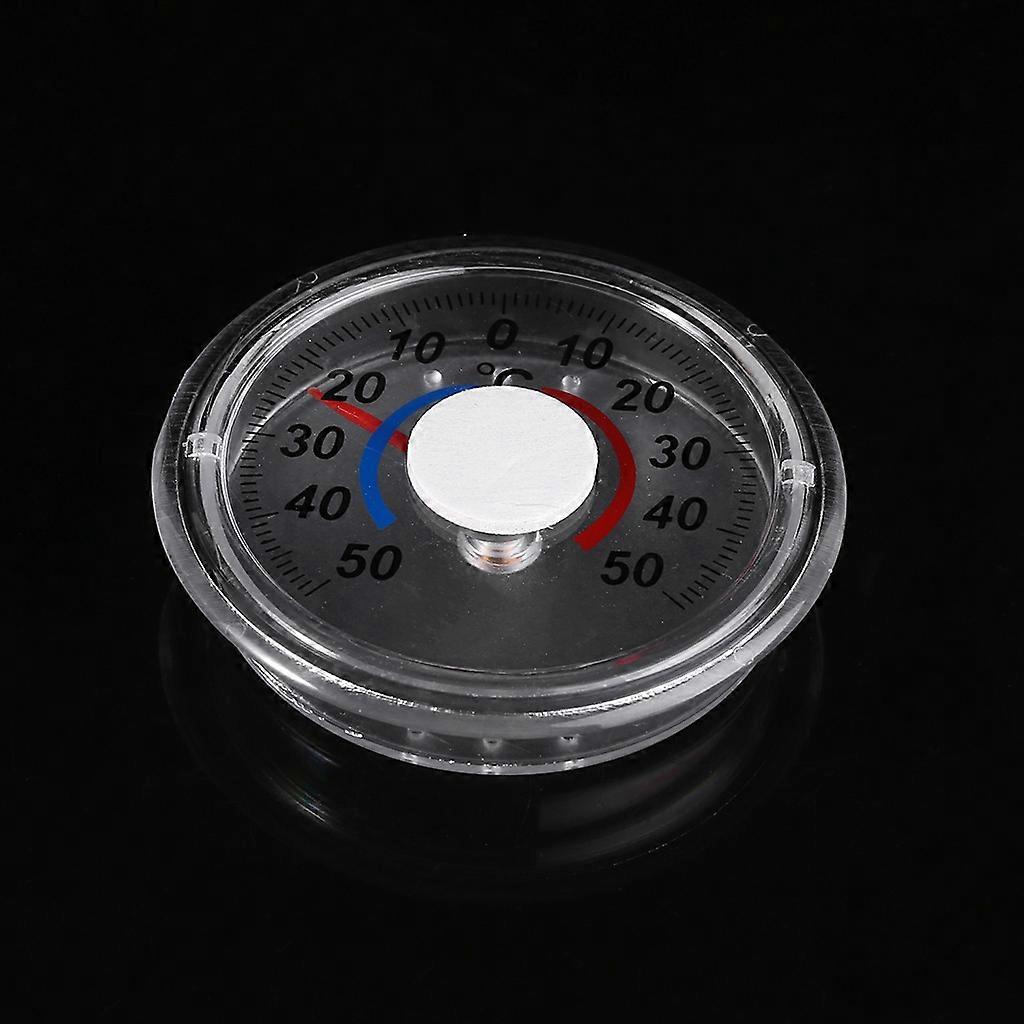  Ronde Plastic Thermometer Pointer Zelfklevende Temperatuur Sensor Meter Home