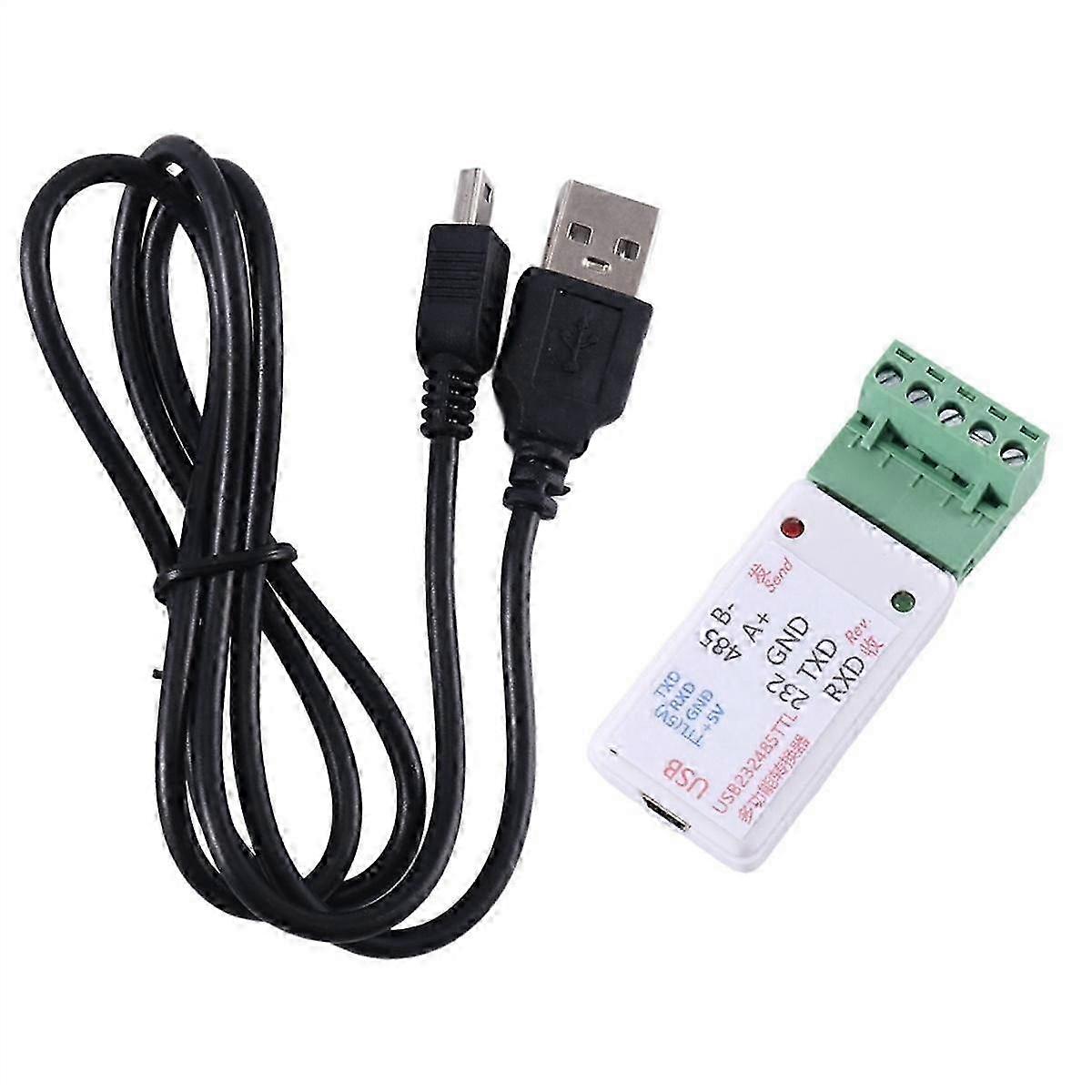 USB to 485 USB to 232 232 to 485 Multifunctional Portable Three In One Converter with Indicator Lig