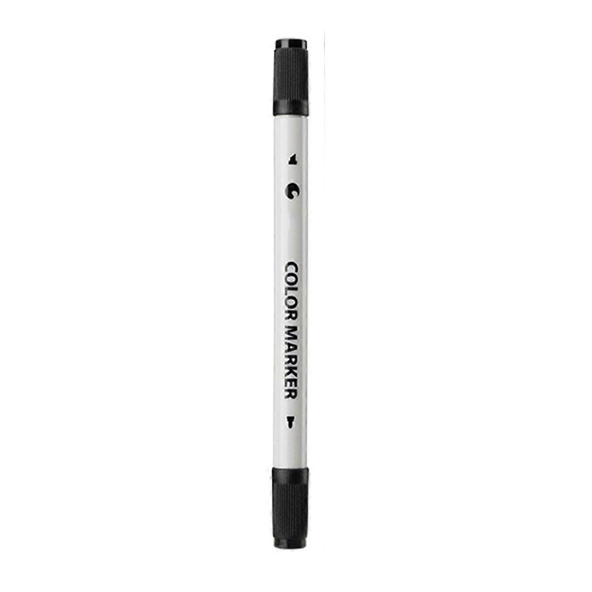 Dual Tip Water-Based Marker - Black Dot Column Pen