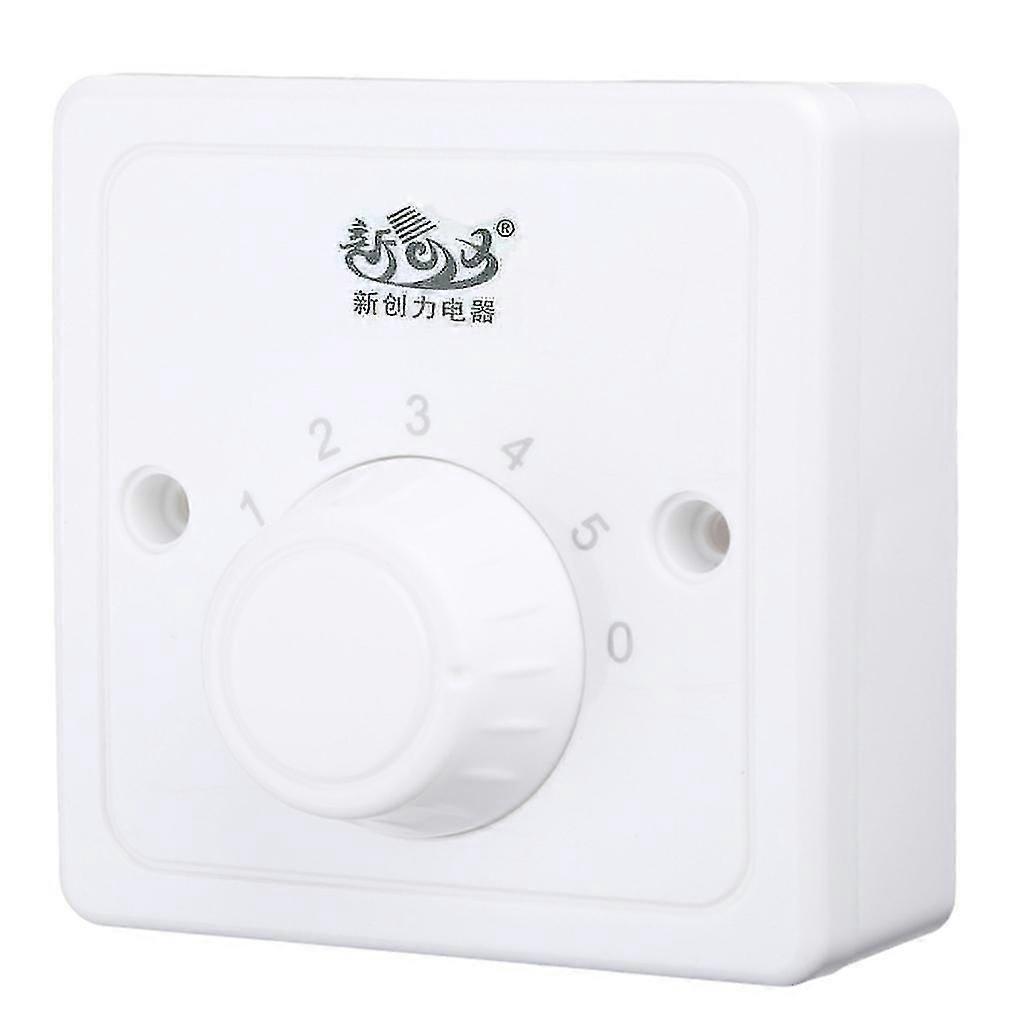 5 Gear Fan Speed Control Switch Dial Control Knob Variable Rotary Wall Switch-YuJia